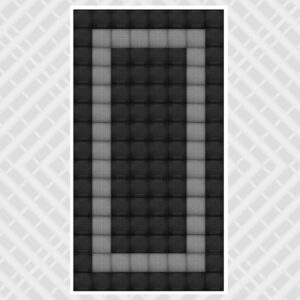 Light grey black - DIY Small Single Garage Vented Tile Pack - 2.8m x 6m
