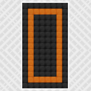 Orange black - DIY Small Single Garage Vented Tile Pack - 2.8m x 6m