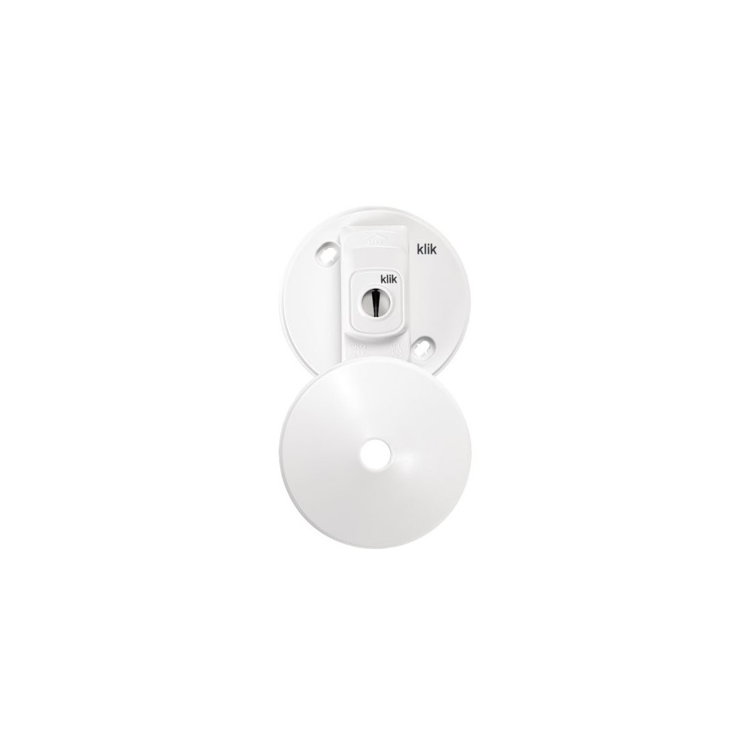 Hager PCR2000 Pre Wired Ceiling Rose Plug In - White