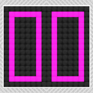 Pink black double - DIY Vented Double Garage Pack - 6m x 6m
