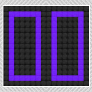 Purple black double - DIY Vented Double Garage Pack - 6m x 6m