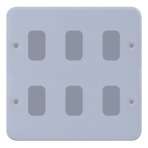 Metal Clad - GRID360 Modular Plate - 6 Aperture - Range GRID360