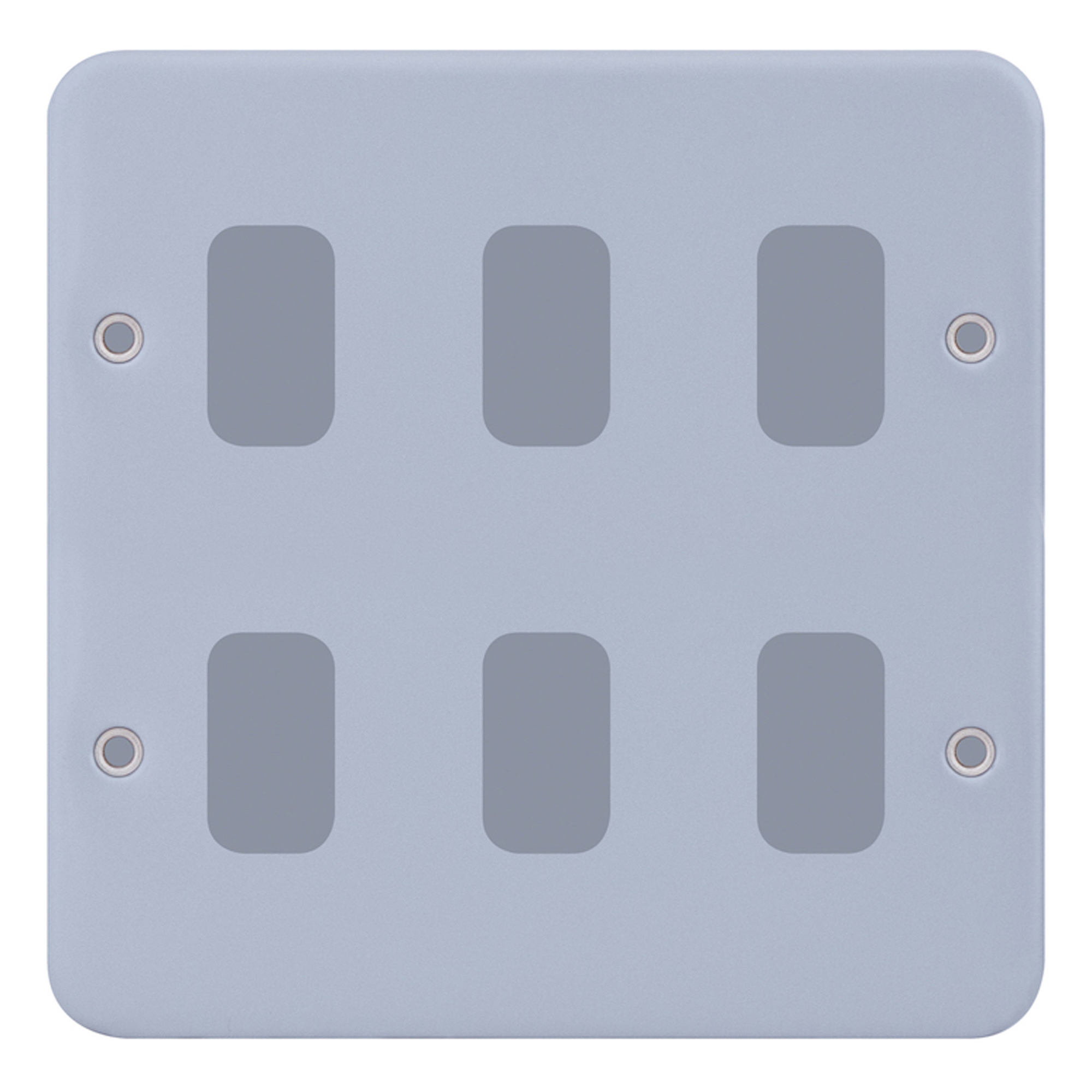 Metal Clad - GRID360 Modular Plate - 6 Aperture - Range GRID360