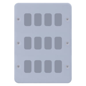 Metal Clad - GRID360 Modular Plate - 12 Aperture - Range GRID360