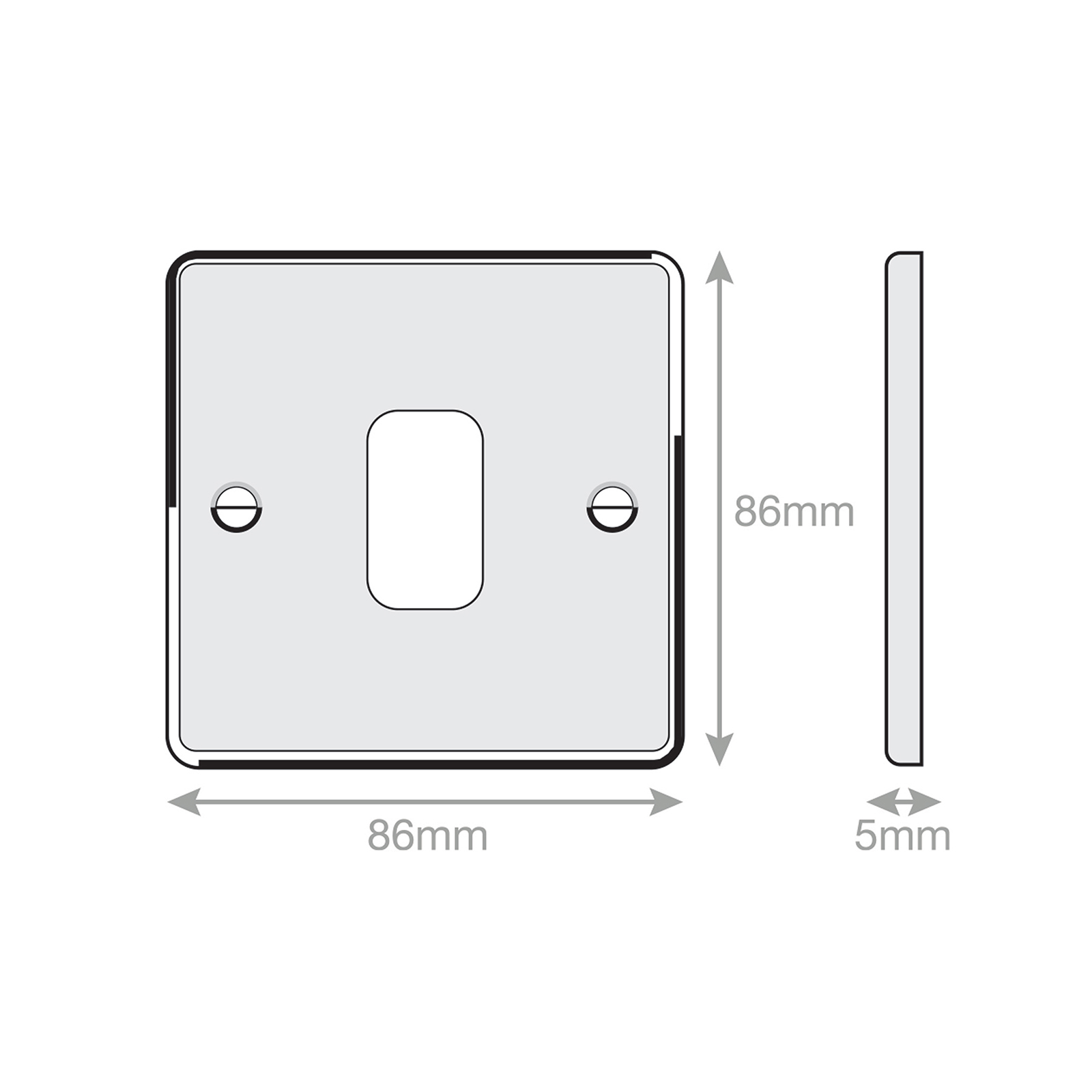 5M - GRID360 Modular Plate - 1 Aperture - Range GRID360