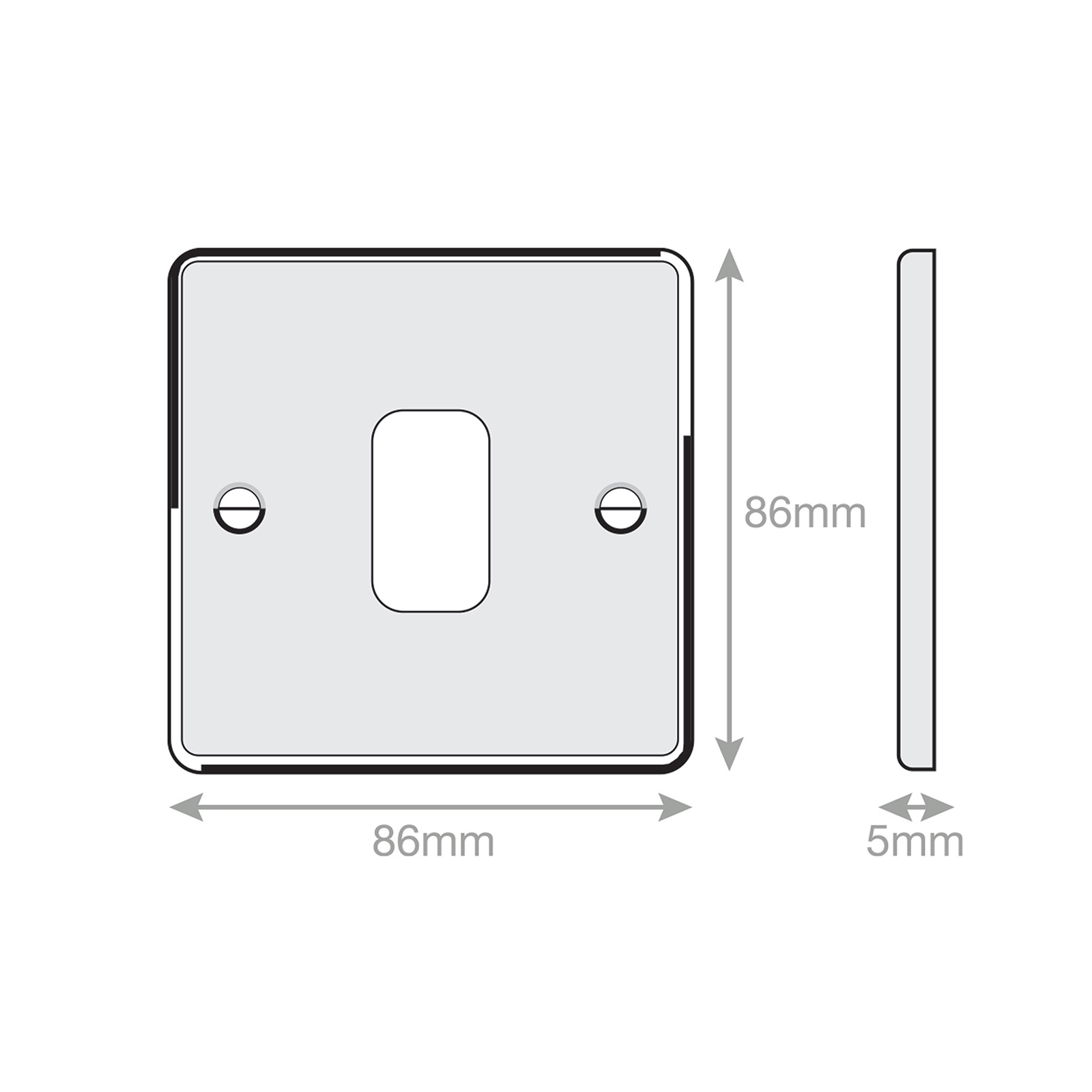 5M - GRID360 Modular Plate - 1 Aperture - Range GRID360