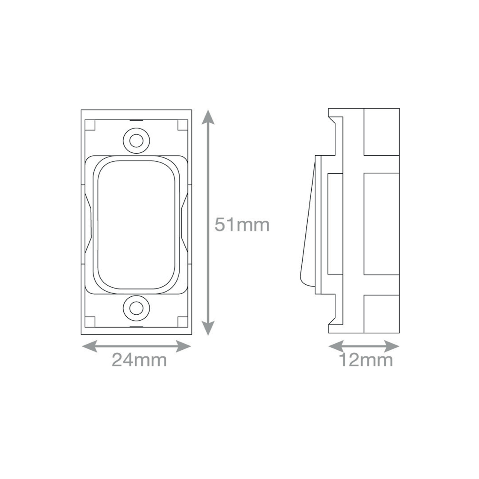 GRID360 Module - 20 Amp DP Switch engraved 