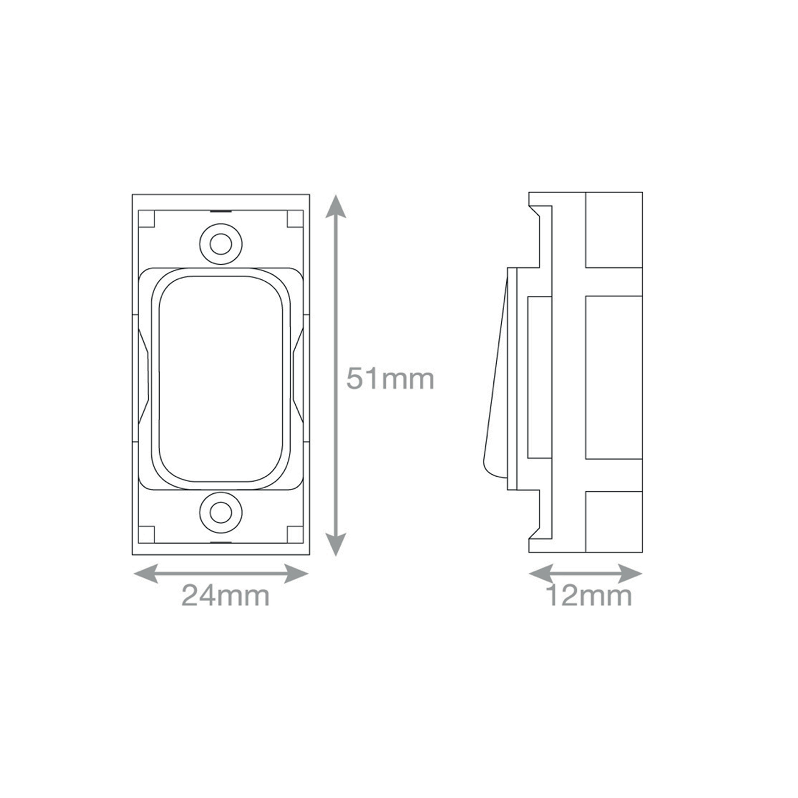 GRID360 Module - 20 Amp DP Switch engraved 