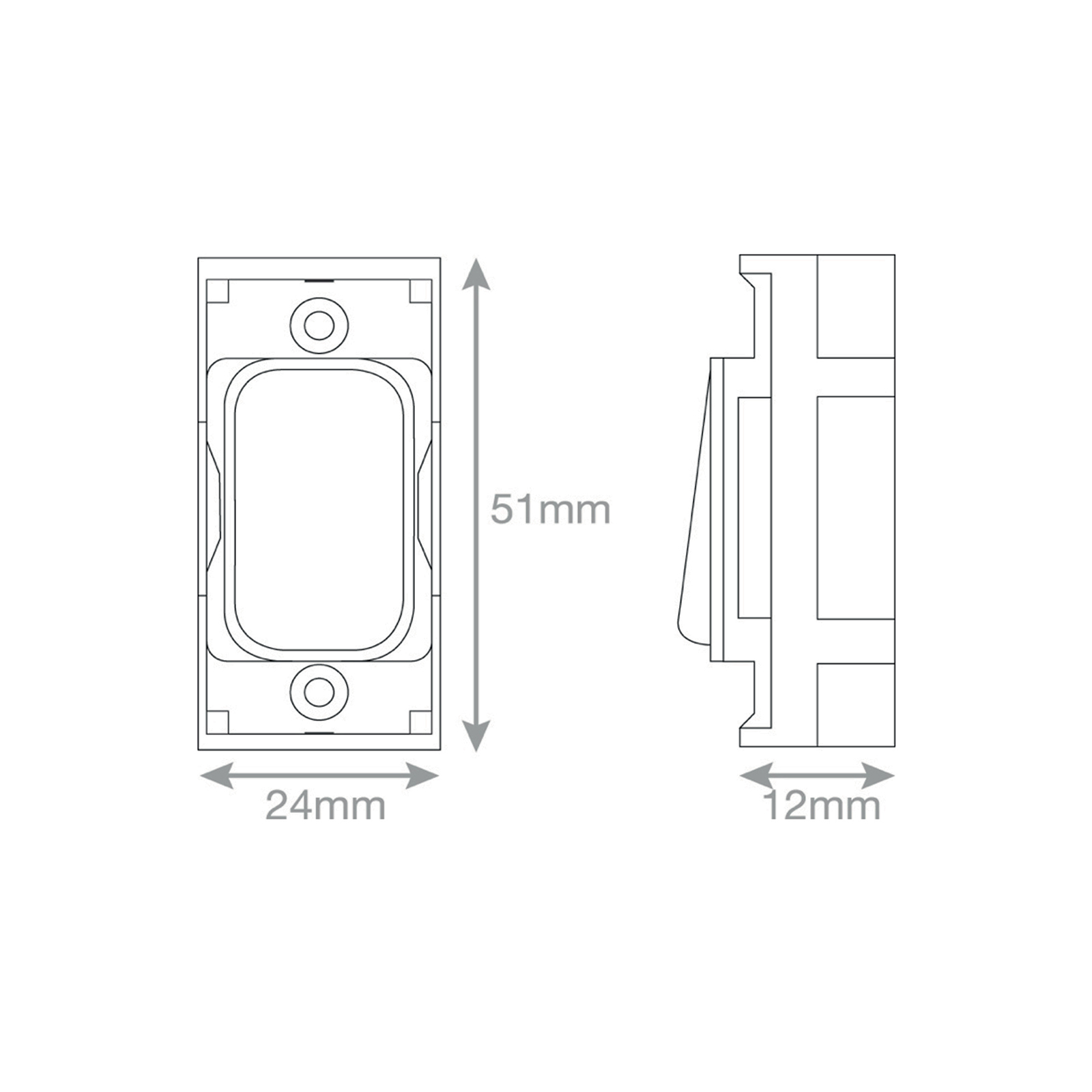 GRID360 Module - 20 Amp DP Switch engraved 