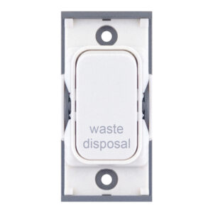GRID360 Module - 20 Amp DP Switch engraved "waste disposal" -  Selectric GRID360