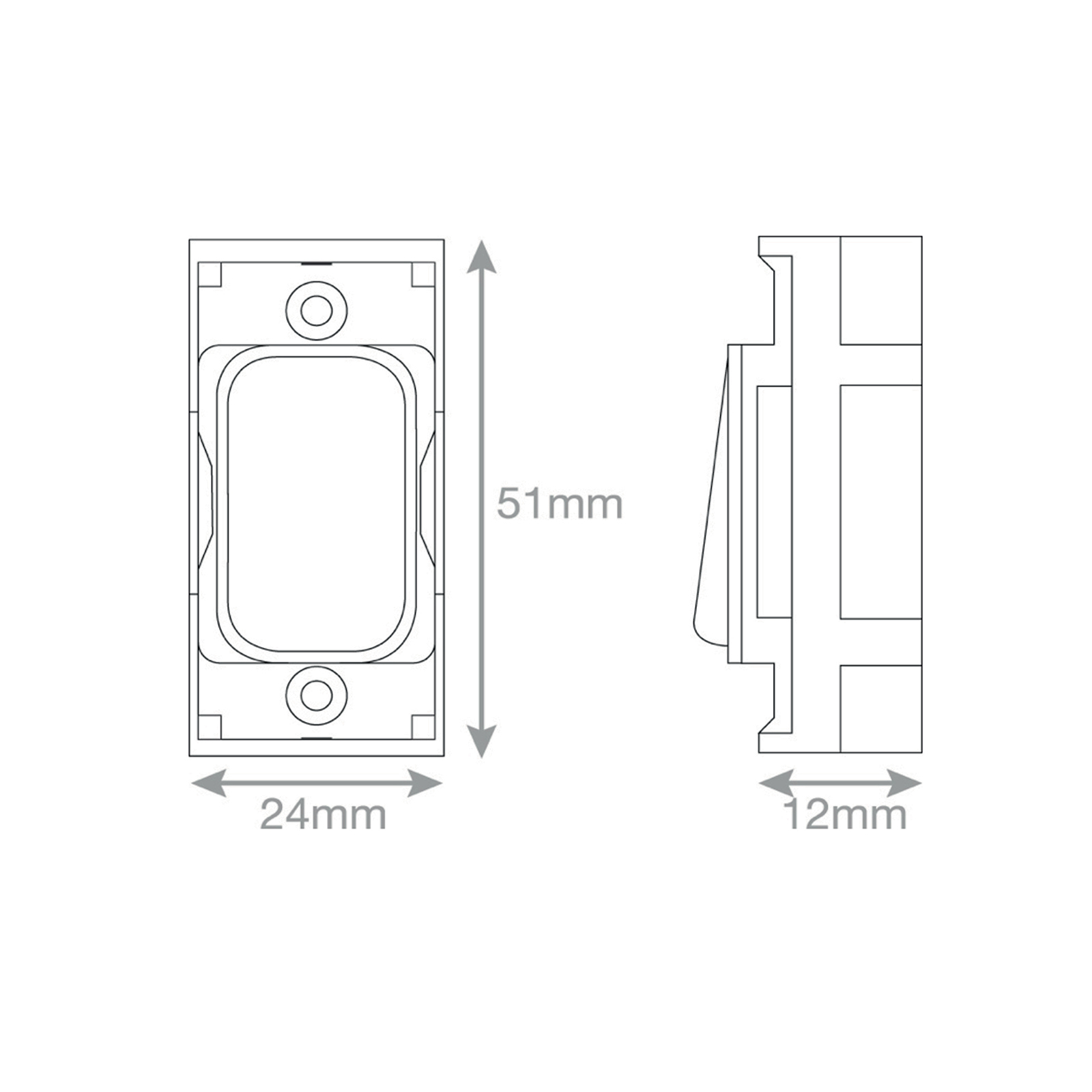 GRID360 Module - 20 Amp DP Switch engraved 