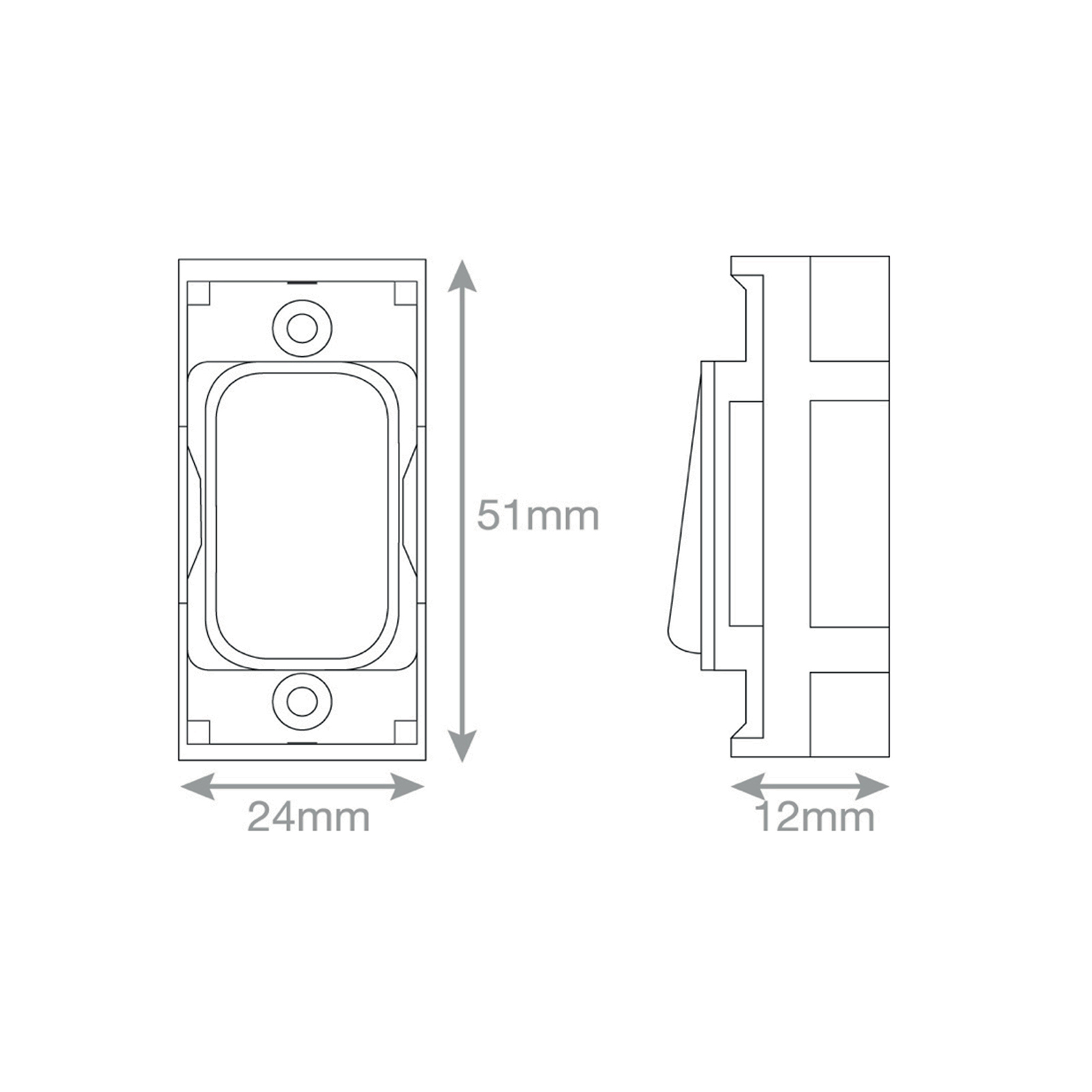 GRID360 Module - 20 Amp DP Switch engraved 