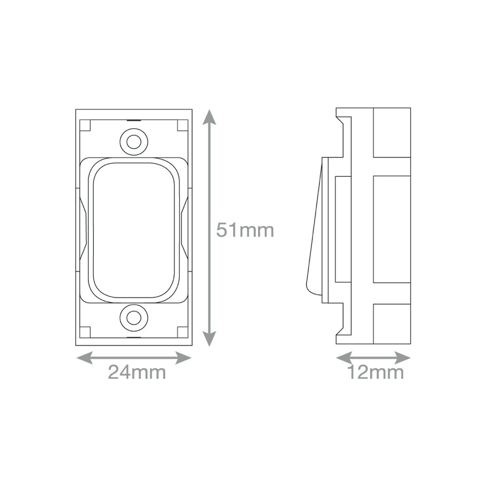 GRID360 Module - 20 Amp DP Switch engraved 