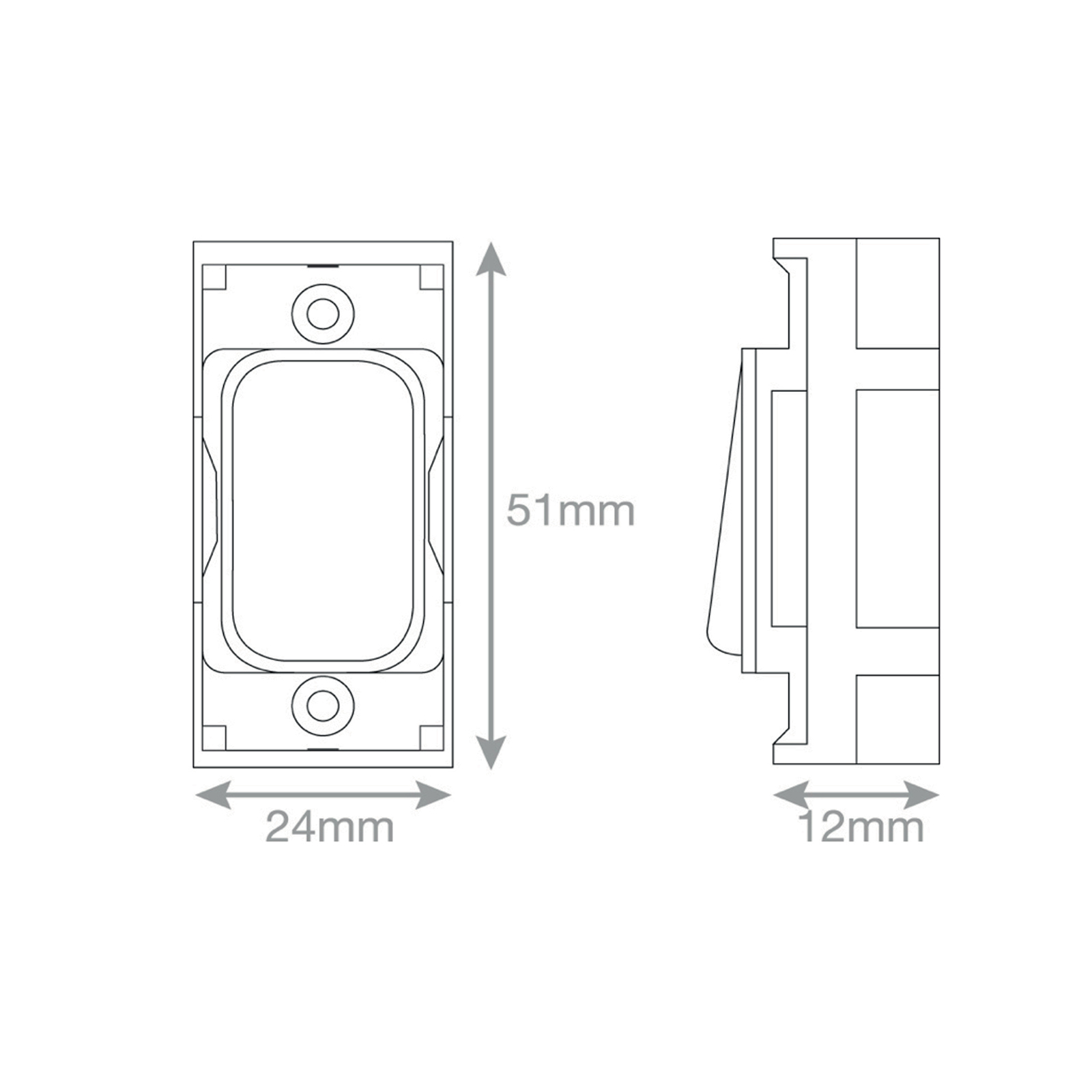GRID360 Module - 20 Amp DP Switch engraved 