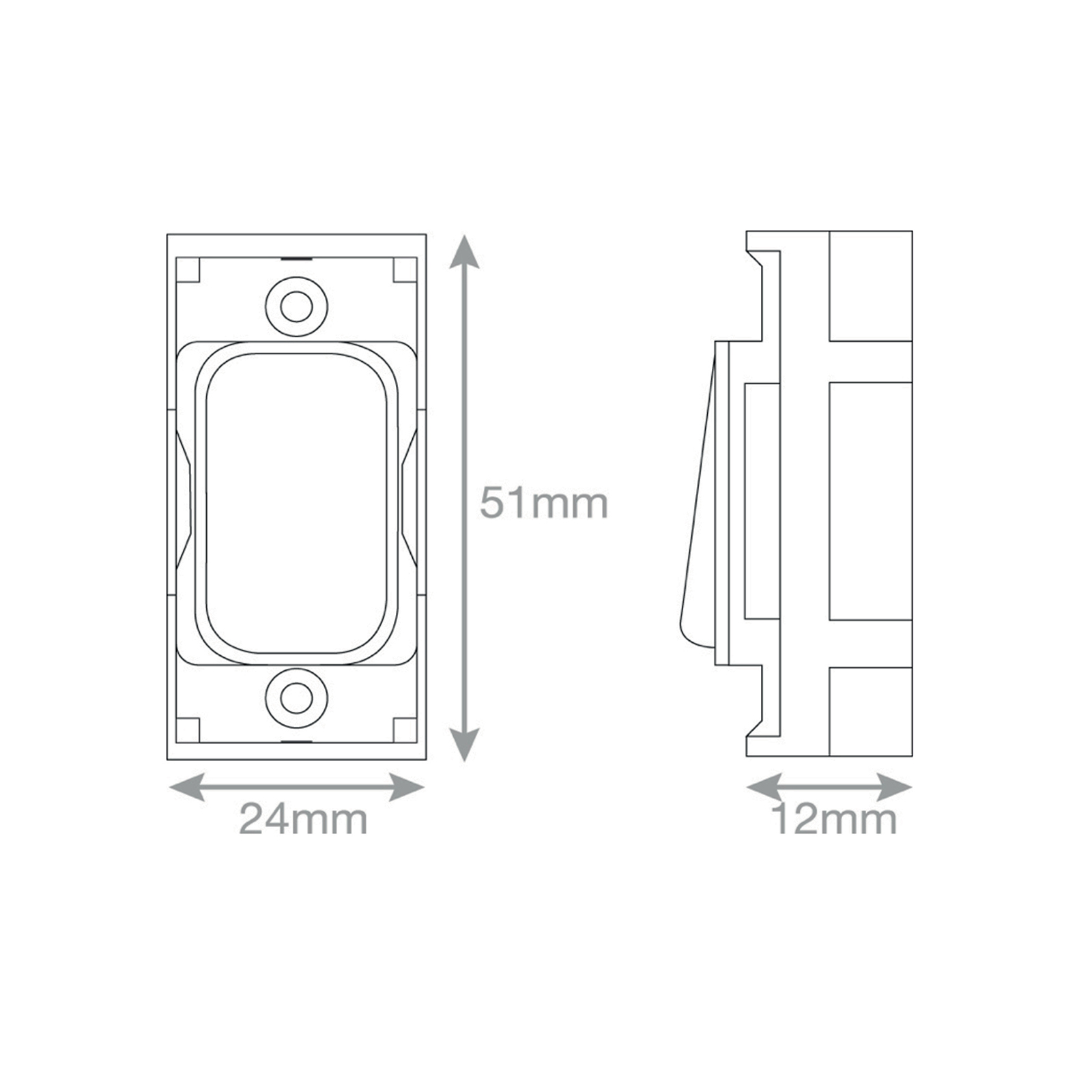 GRID360 Module - 20 Amp DP Switch engraved 