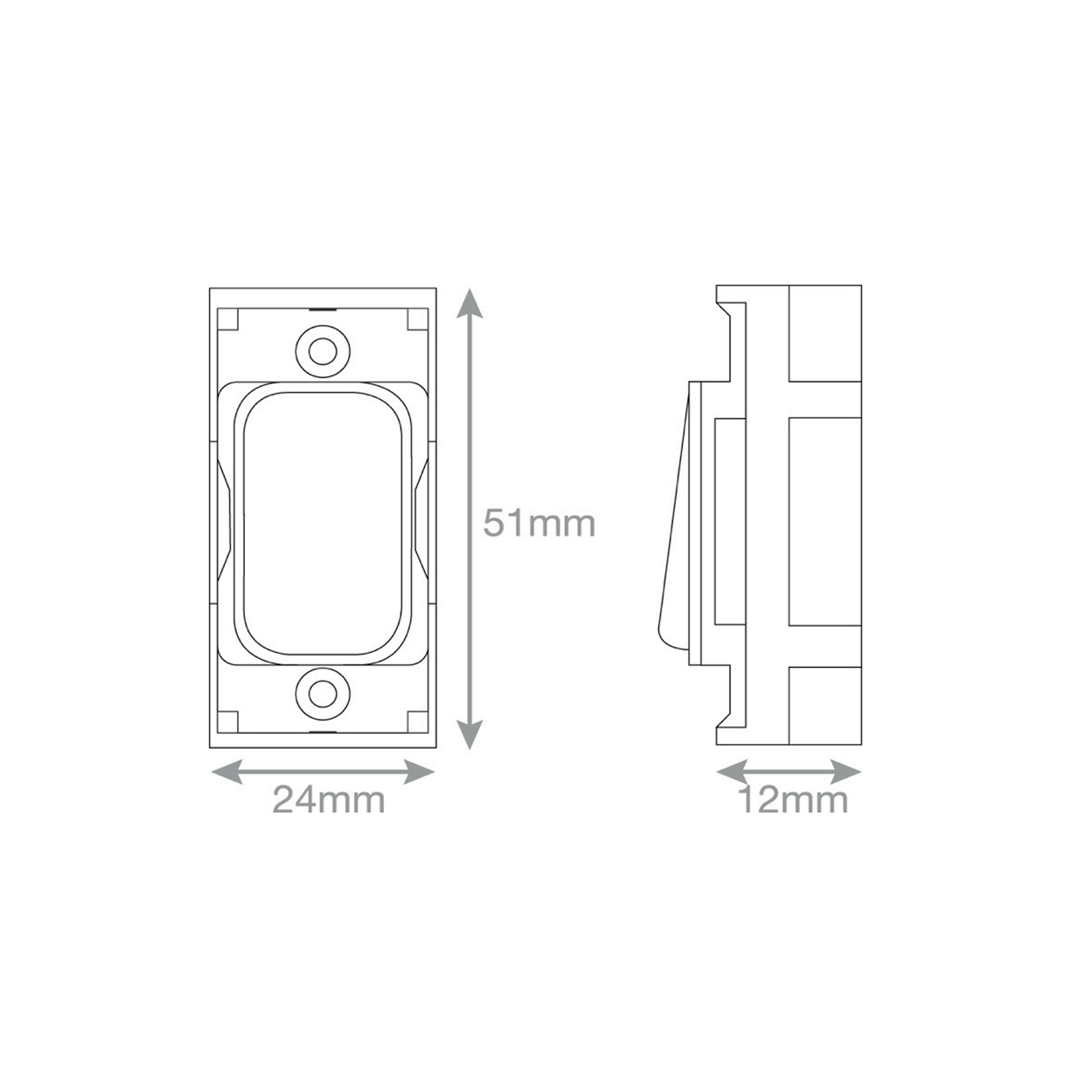 GRID360 Module - 20 Amp DP Switch engraved 