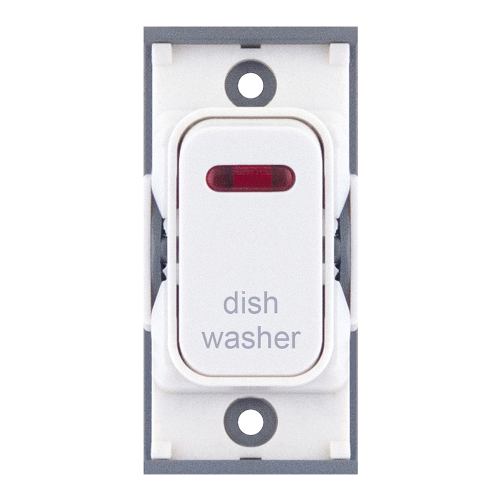 Grid switch module - 20A DP switch with neon engraved 