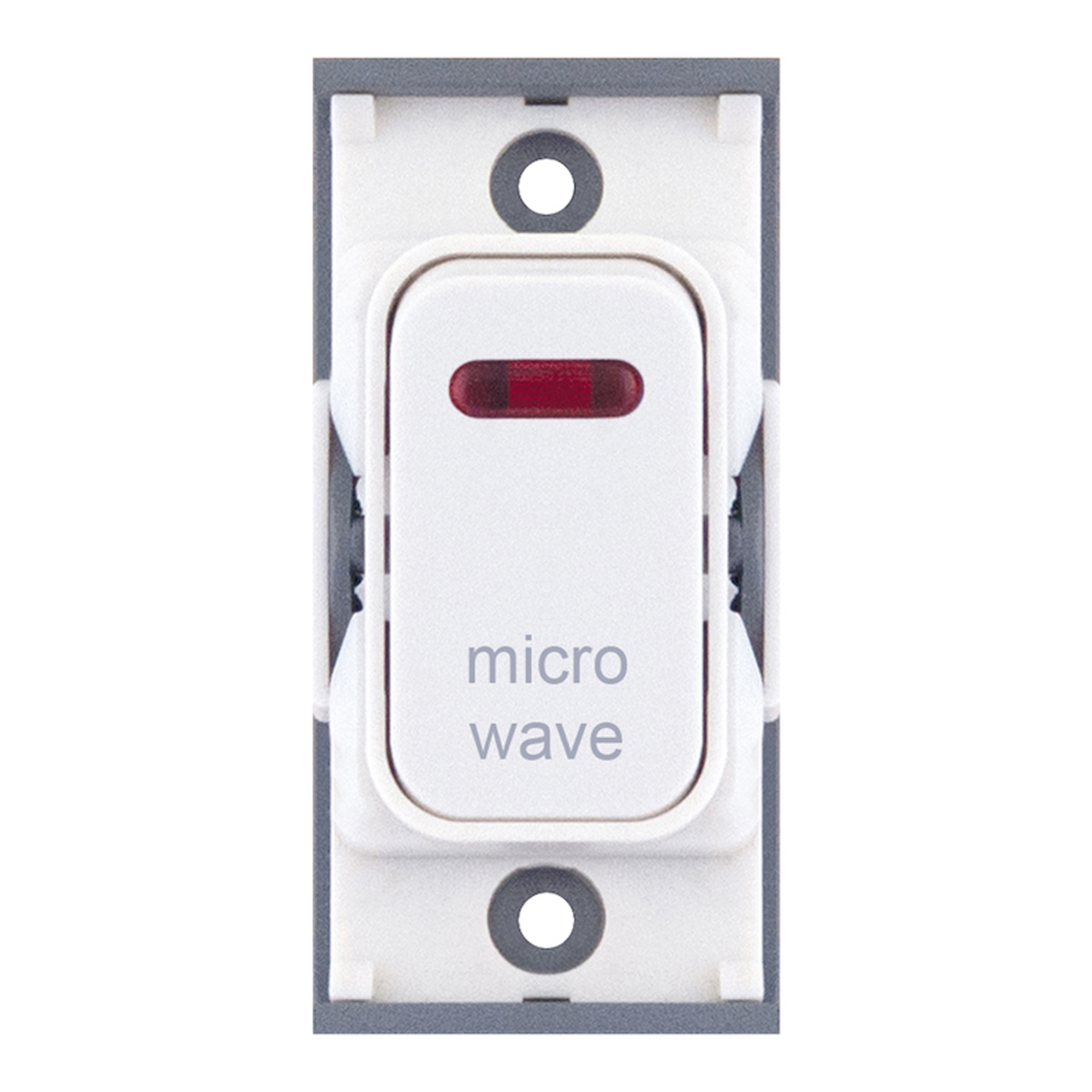 Grid switch module - 20A DP switch with neon engraved 