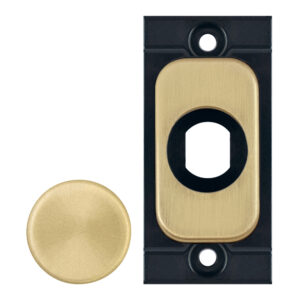 Grid dimmer adaptor plate, satin brass metal - Range Selectric GRID360 Modular Plates & Modules