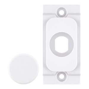 Grid dimmer adaptor plate, white plastic - Range Selectric GRID360 Modular Plates & Modules