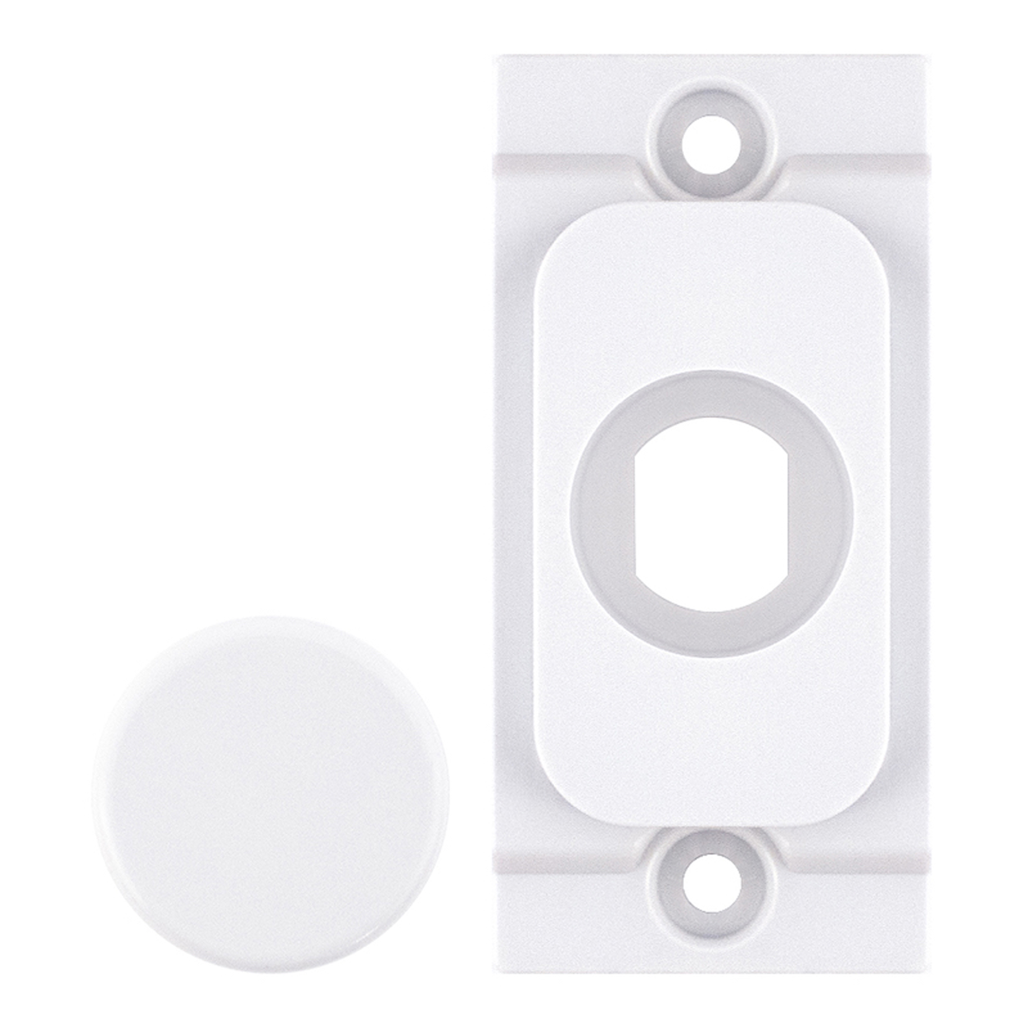 Grid dimmer adaptor plate, white plastic - Range Selectric GRID360 Modular Plates & Modules