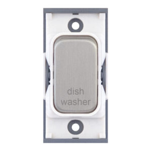 Grid switch module - 20A DP switch engraved "dish washer" - Range GRID360