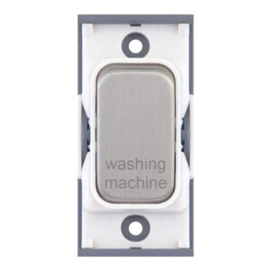 Grid switch module - 20A DP switch engraved "washing machine" - Range GRID360