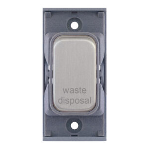 Grid switch module - 20A DP switch engraved "waste disposal" - Range GRID360