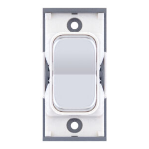 GRID360 Module - 20 Amp SP 2 Way Centre Off Retractive Switch -  Selectric GRID360