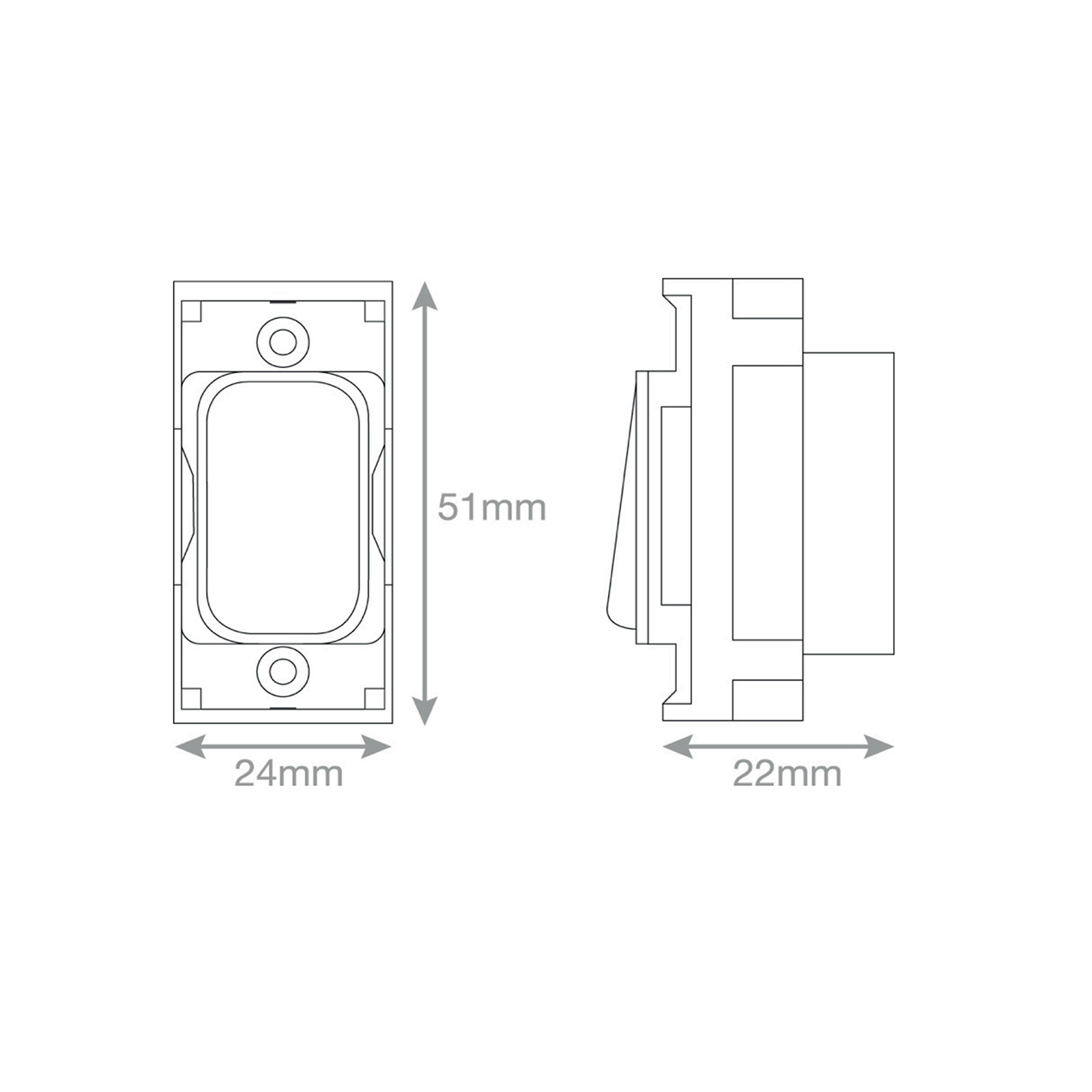 GRID360 Module - 10A Fan Isolator Switch -  Selectric GRID360