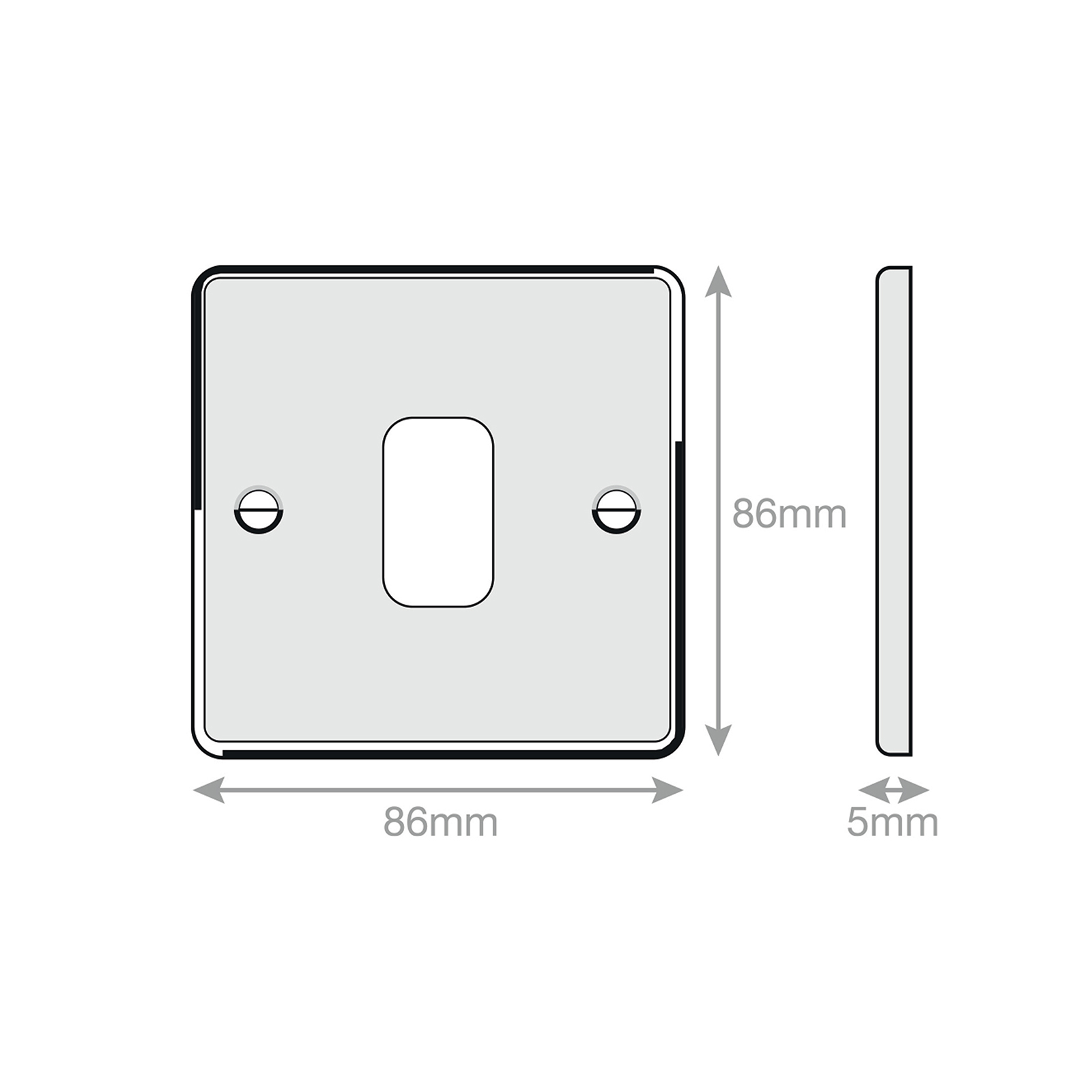 5M - GRID360 Modular Plate - 1 Aperture - Range GRID360