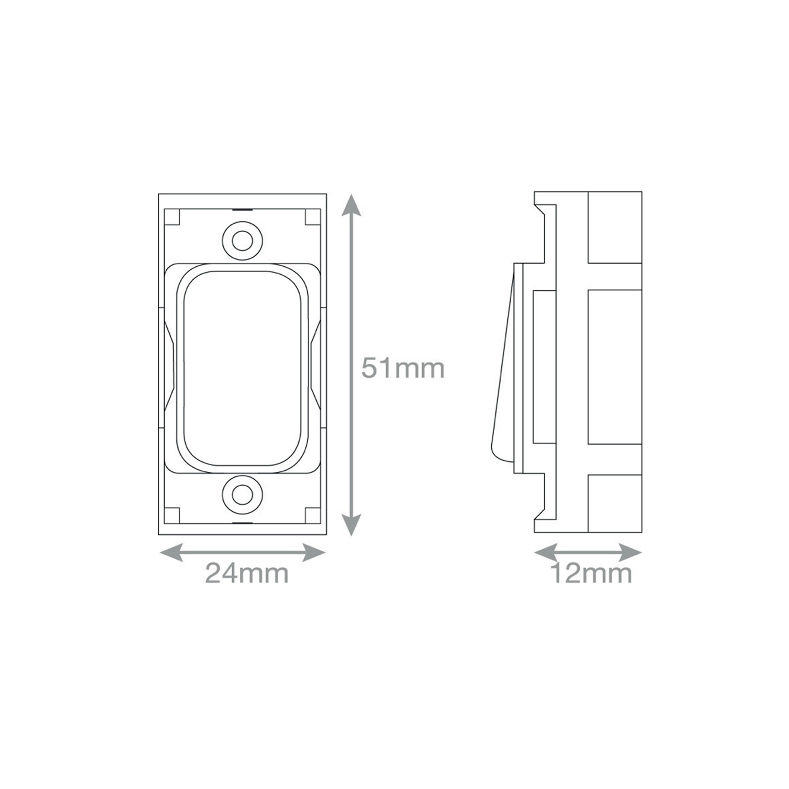 GRID360 Module - 20 Amp DP Switch engraved 