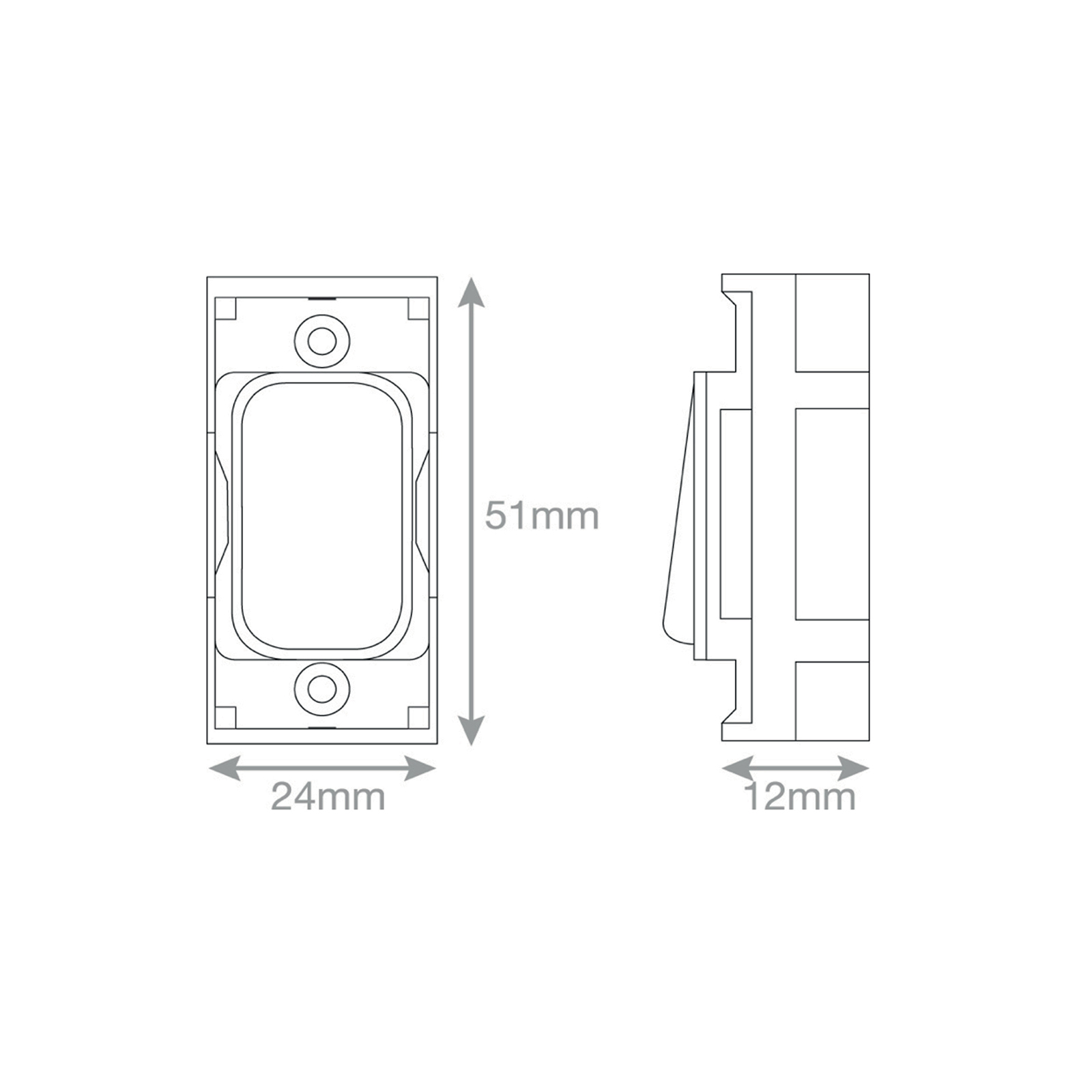 GRID360 Module - 20 Amp DP Switch engraved 