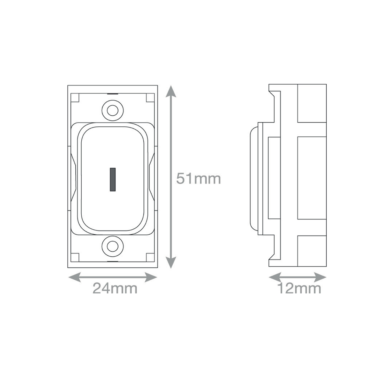 GRID360 Module - 10 Amp DP Key Switch -  Selectric GRID360