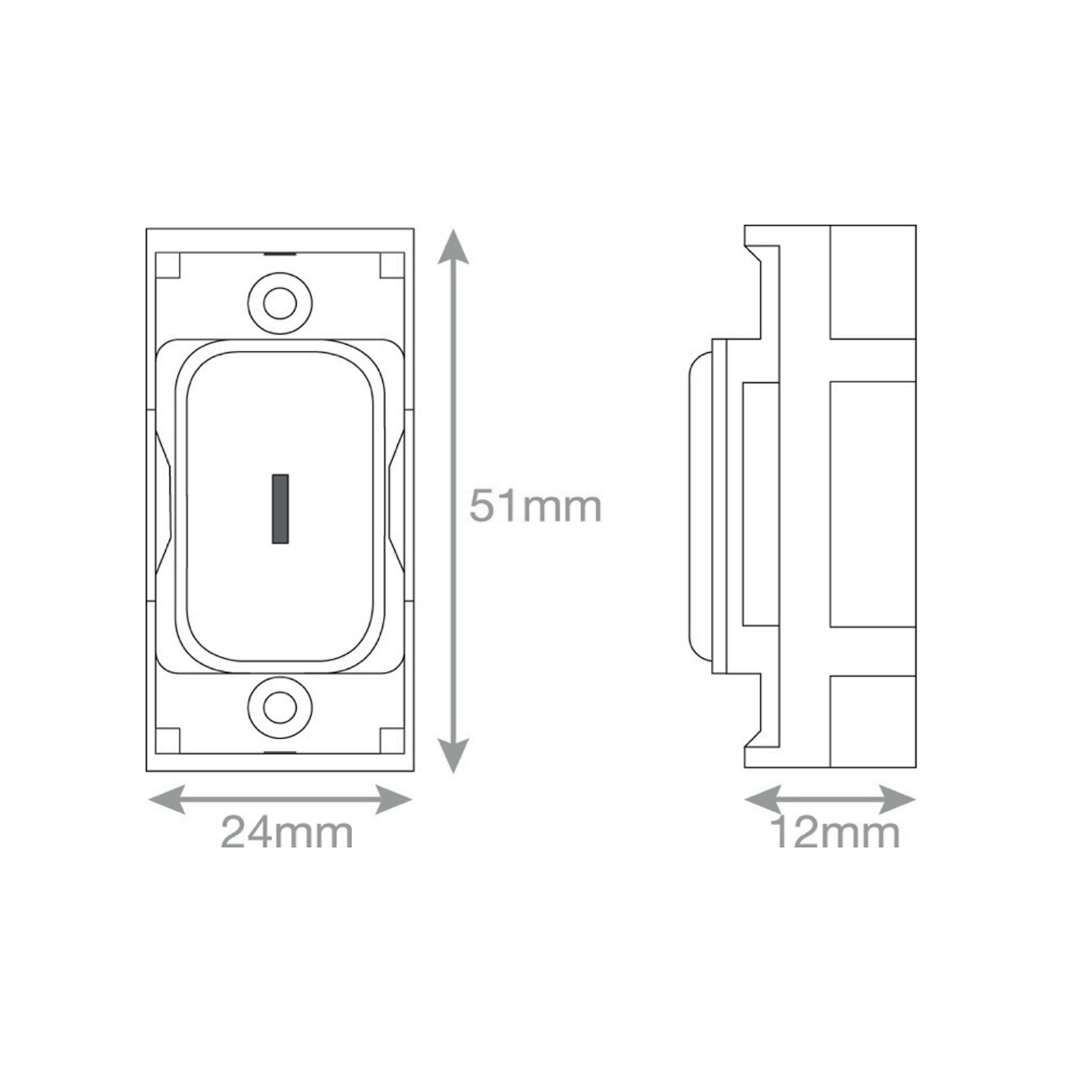 GRID360 Module - 10 Amp DP Key Switch -  Selectric GRID360