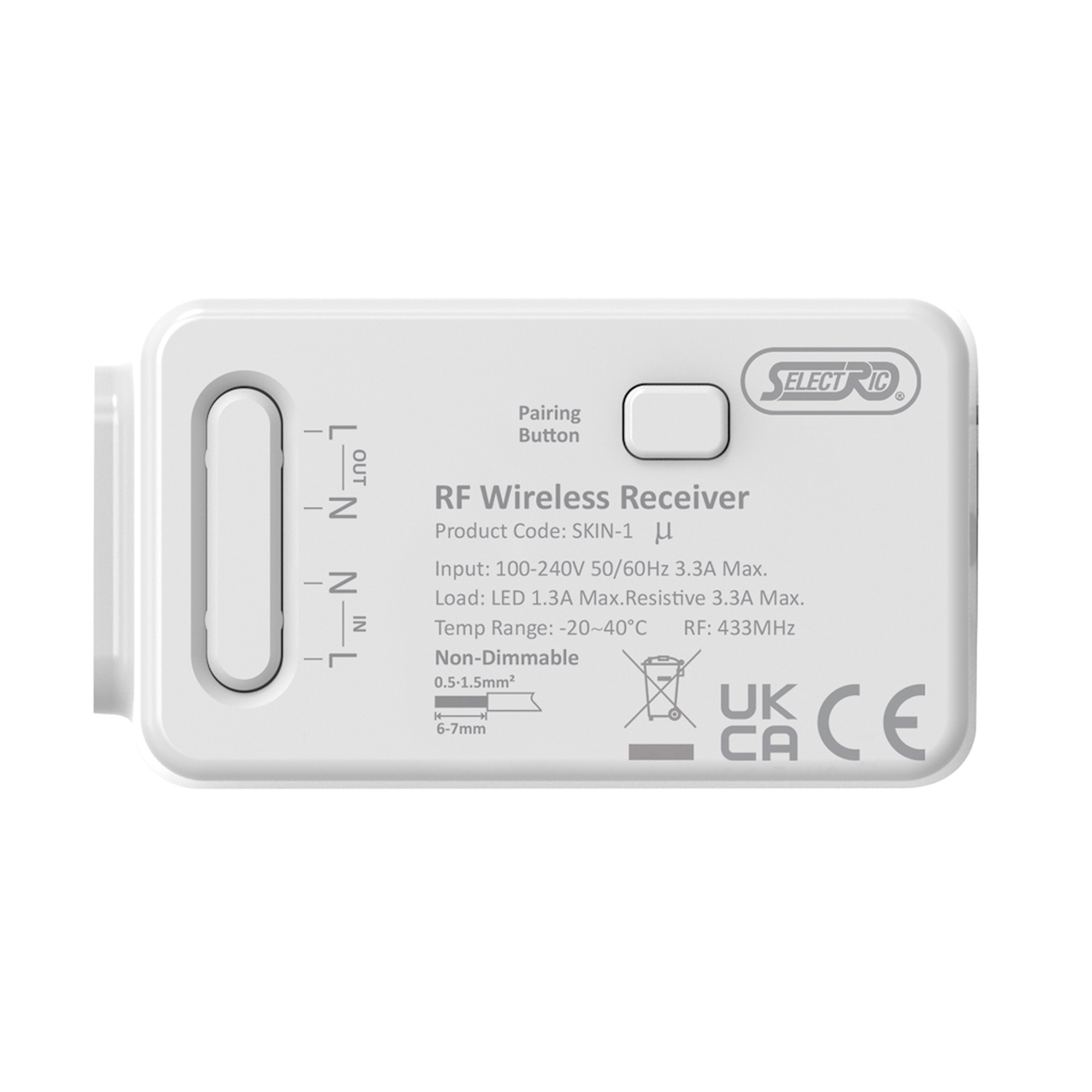 GRID360 Kinetic Wireless Receiver - Standard On / Off Control - GRID360 Kinetic