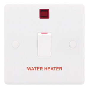 20 Amp DP Switch with Neon WATER HEATER - Range Selectric Smooth