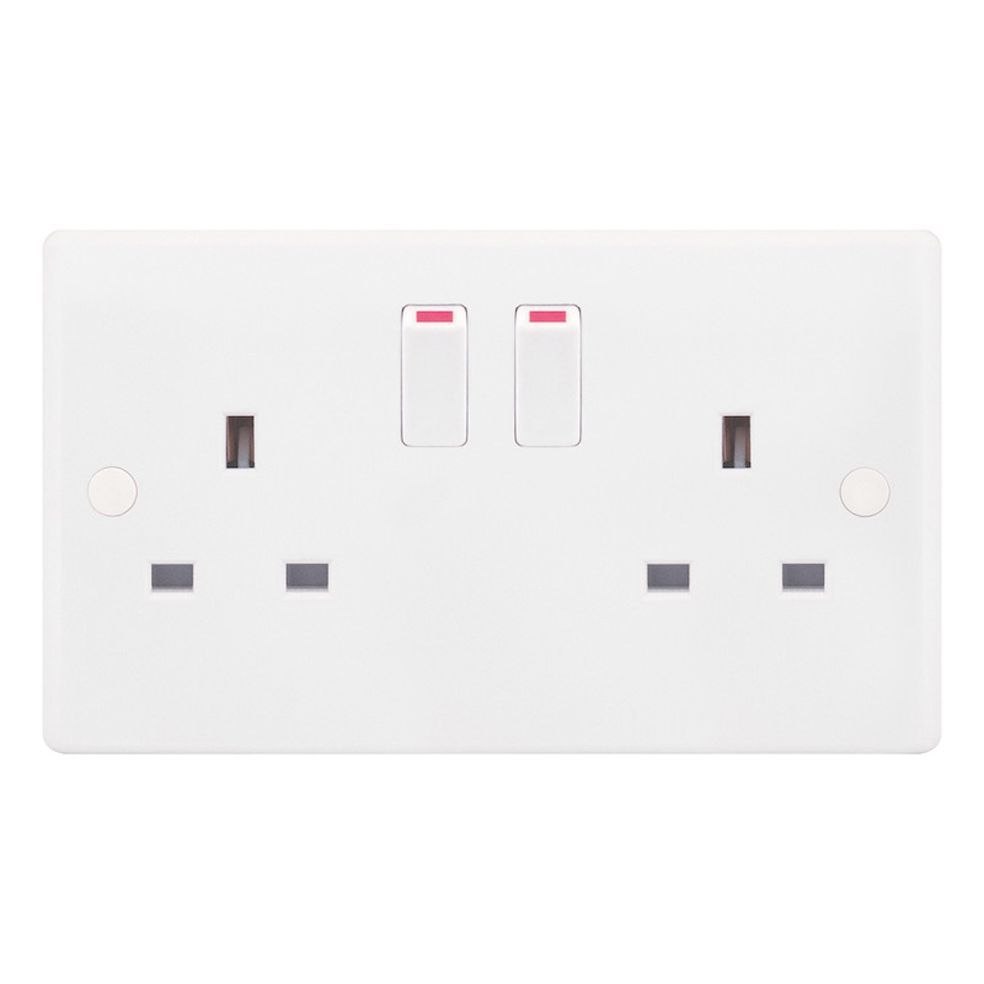 13 Amp Socket Outlets SP + 2 Earth Terminals - Switched - Range Selectric Smooth
