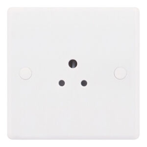 2 Amp Round Pin Socket - 3 Pin - Unswitched - Range Selectric Smooth