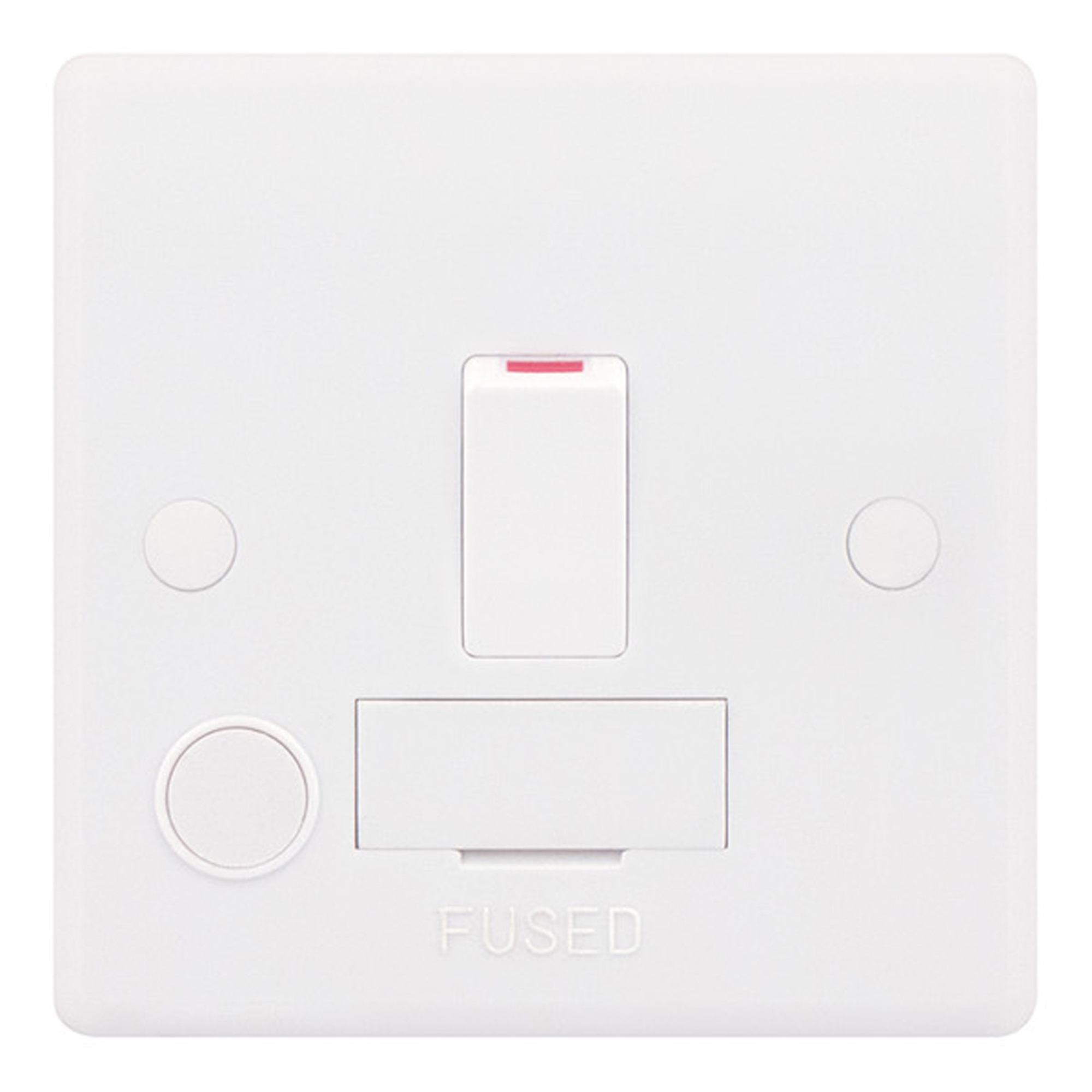 13 Amp Fused Connection Unit with Flex Outlet DP - Switched - Range Selectric Smooth