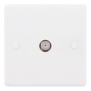 1 Gang F-Type Satellite Socket - Range Selectric Smooth