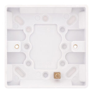 1 Gang Surface Pattress Box - 16mm Deep - Range Selectric Smooth