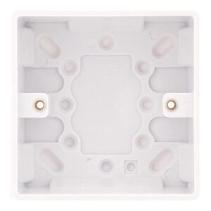 1 Gang Surface Pattress Box - 35mm Deep - Range Selectric Smooth