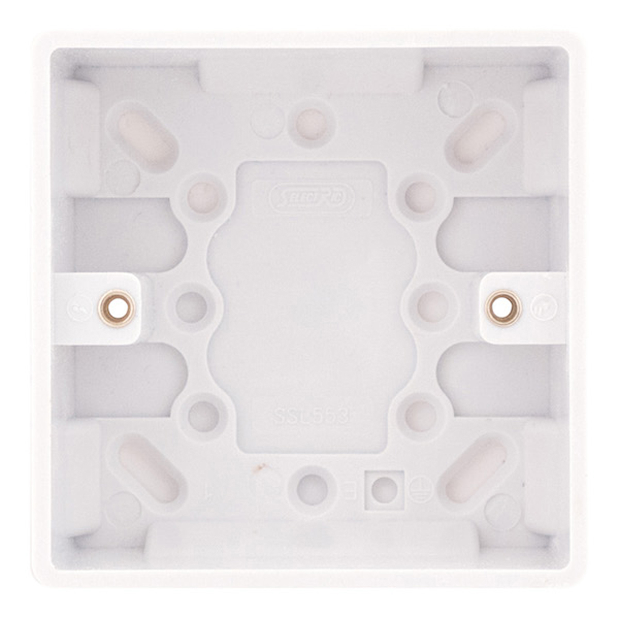 1 Gang Surface Pattress Box - 35mm Deep - Range Selectric Smooth