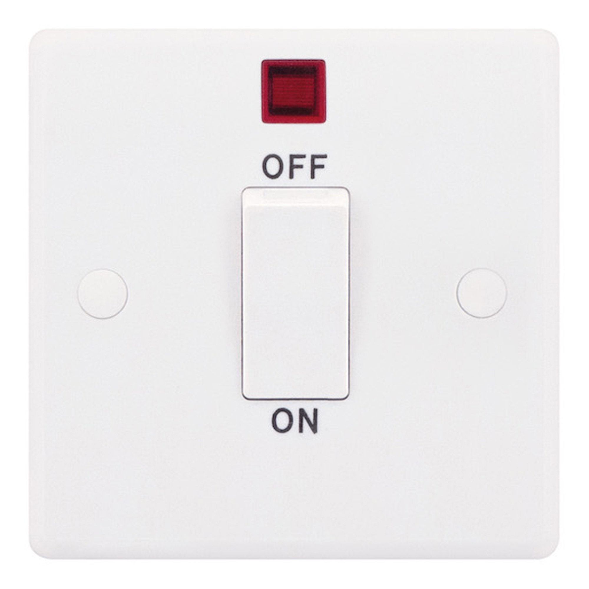 45 Amp DP Switch with Neon - Range Selectric Smooth