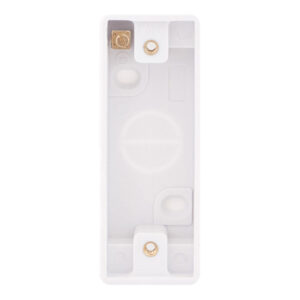 1 Gang Surface Pattress Box - Architrave - 16mm Deep - Range Selectric Smooth