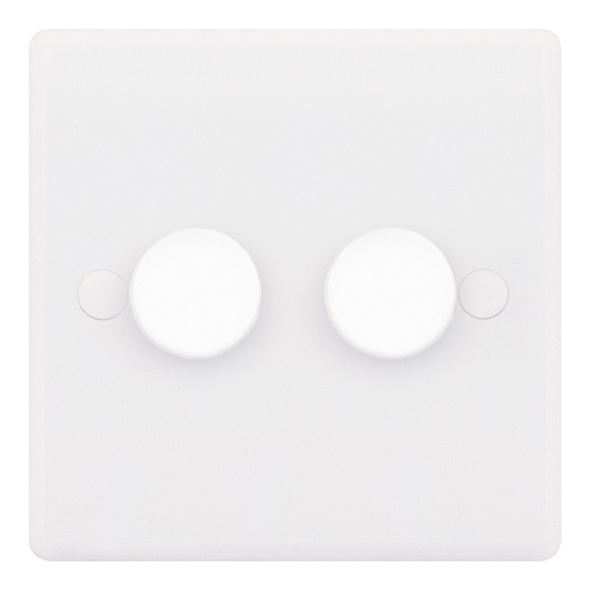 LED Dimmer - 5-100W, 2 Gang 2 Way - Range Selectric Smooth