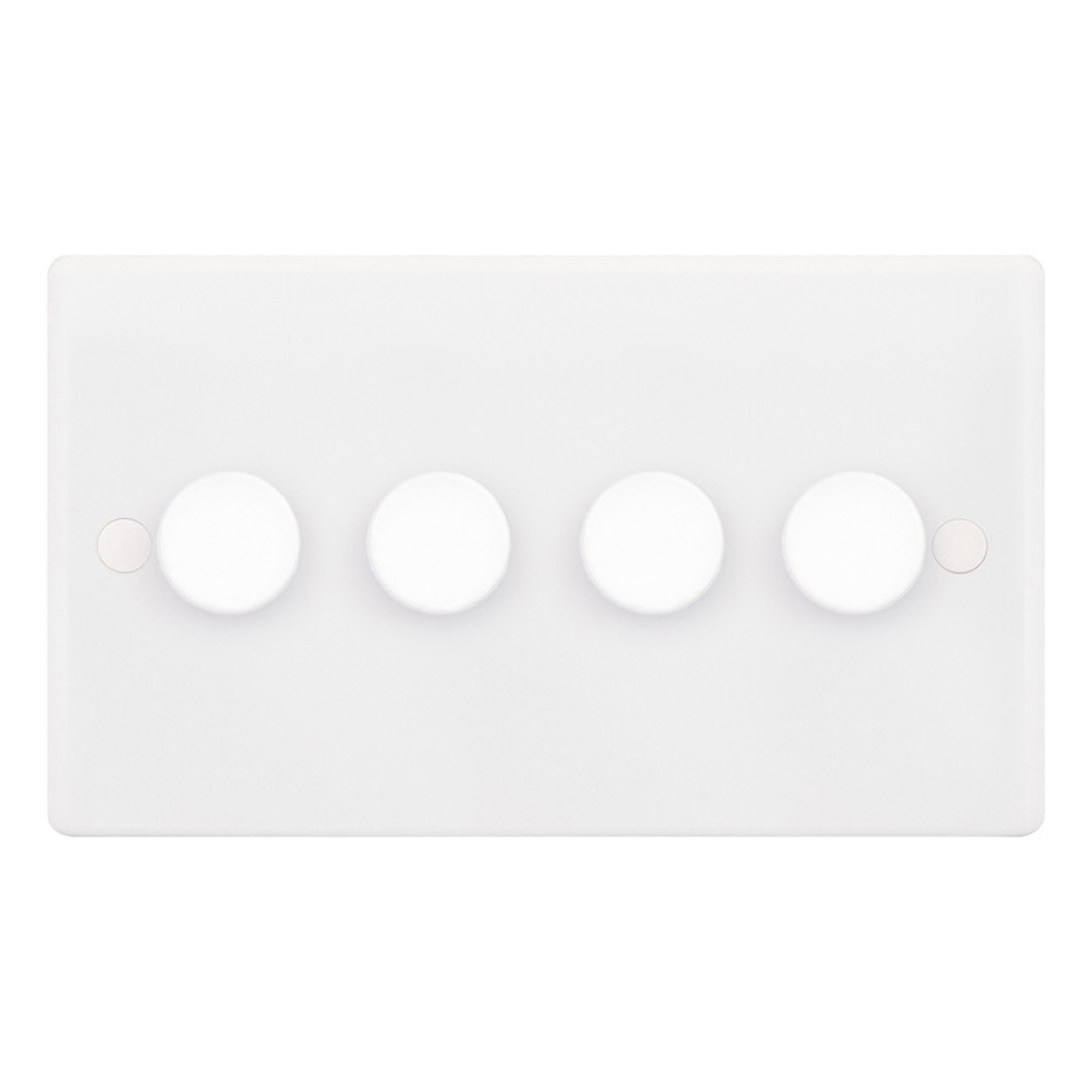 LED Dimmer - 5-100W, 4 Gang 2 Way - Range Selectric Smooth