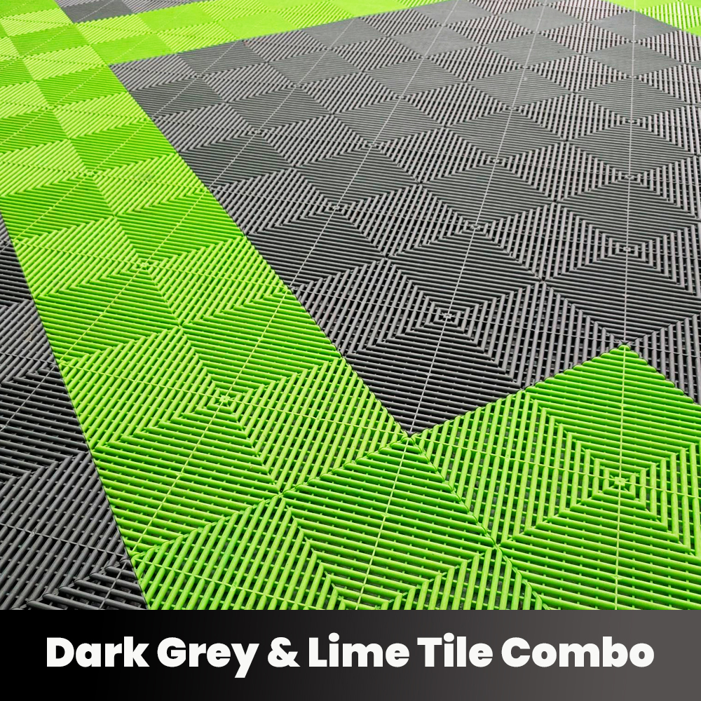 Single Vented Garage Floor Tiles