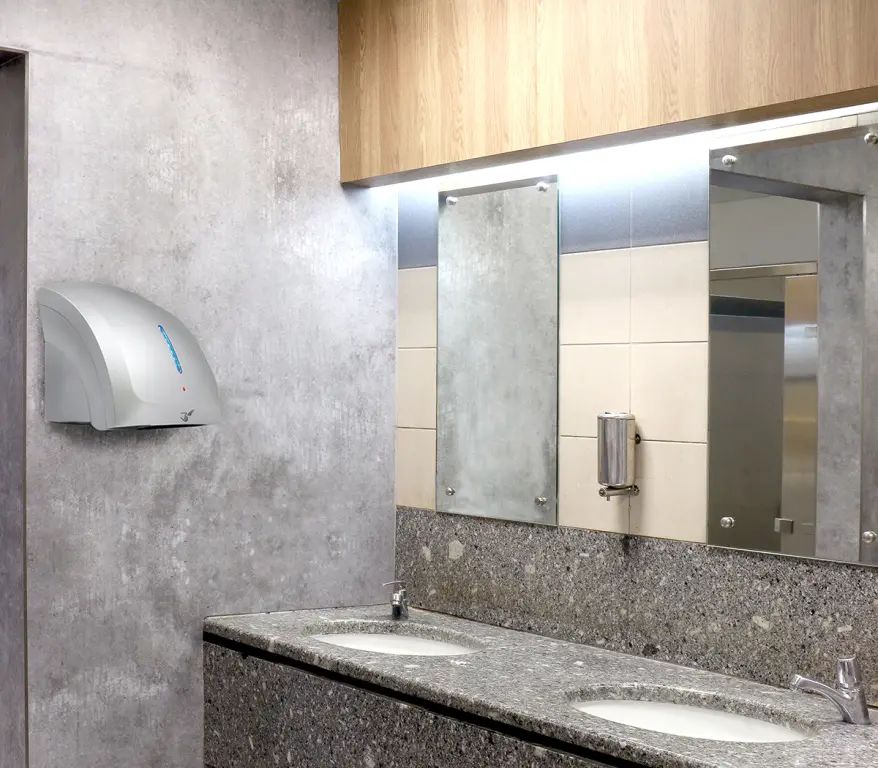 Dexpro TH18S Tetra High Power Hand Dryer ABS 1.8kW Silver